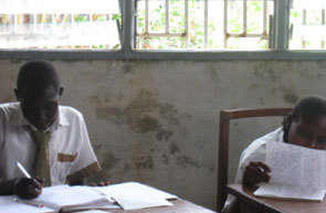 Students learning at Eta College - Kumba